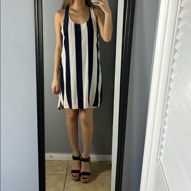 Club Monaco Striped Shift Dress
